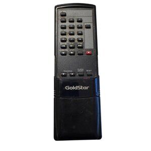 Goldstar Remote TV VCR Tested & Works